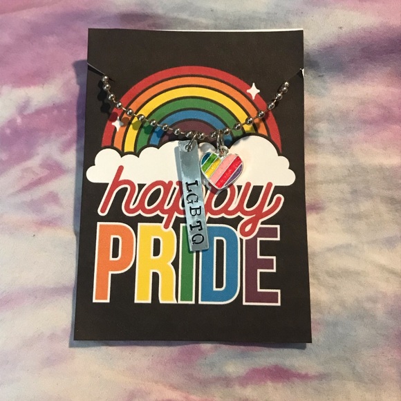 Gay Pride Necklace - Picture 3 of 3